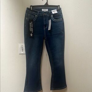 Ransom Blue Flare Wide Leg Denim